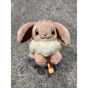 Pokemon Center Eevee Easter 2018 Pikachu & Eievui's‎ Plush Pink Flower